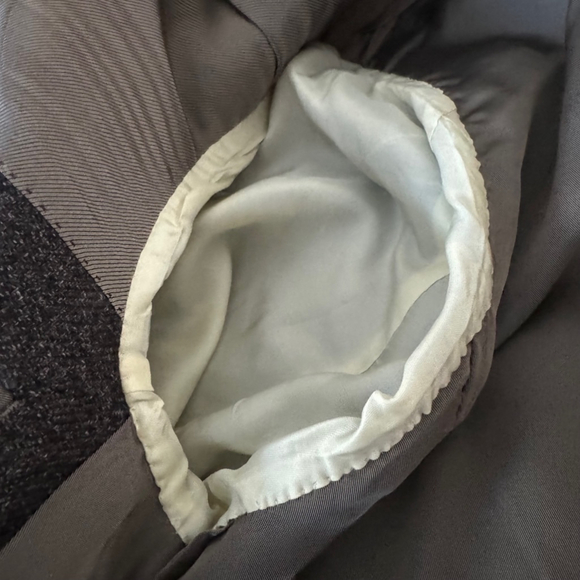 Kent & Curwen Dark Grey Heather Angora Cashmere Wool Jacket - 50 - Super Soft - Picture 13 of 14